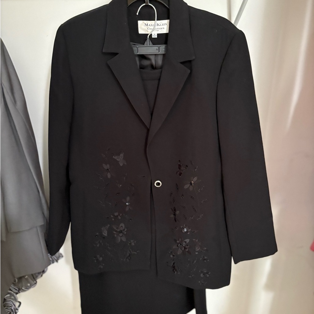 MaxMara Black Skirt Set